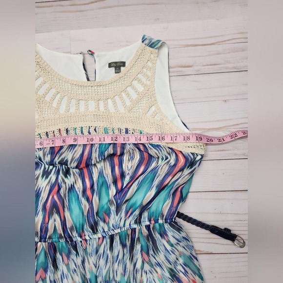 Lily Rose in Bloom‎ Multi Color Maxi Dress Size XL - Picture 5 of 7